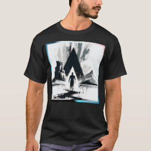 T-shirt Triangle Ufo