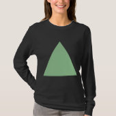 T-shirt Triangle - Vert dégradé (Devant)