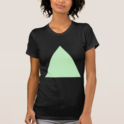 T-shirt Triangle - Vert fantôme (Devant)