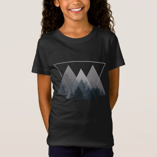 T-Shirt Triangles de géométrie Formes de traction (Devant)