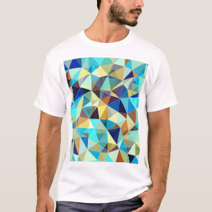 T-shirt Triangles géométriques : Motif Abstrait coloré