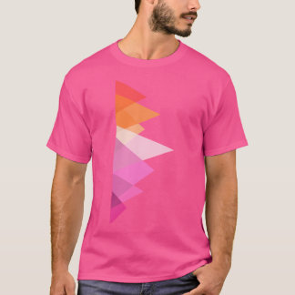 T-shirt Triangles Lesbienne (Orange) Active