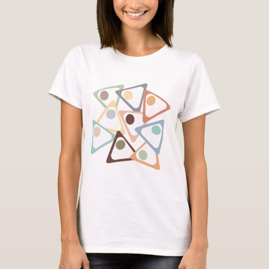 T-shirt Triangles Pastel (Devant)