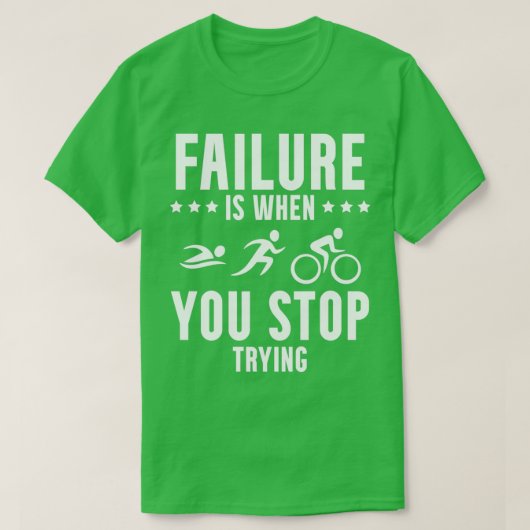 T-shirt Triathle Triathlon Triathlon Swim Run Vélo Ride (Design devant)