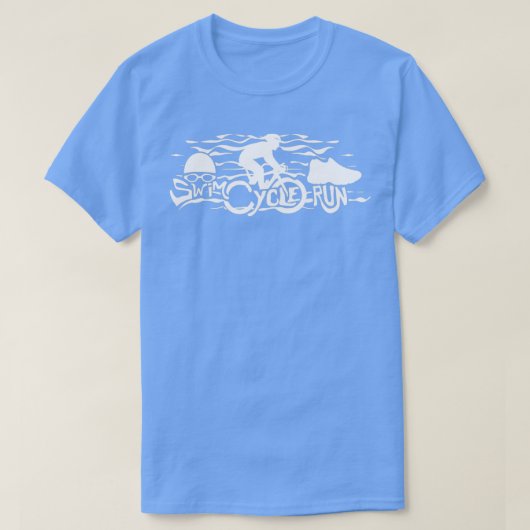 T-shirt Triathlète de triathlon 20 (Design devant)