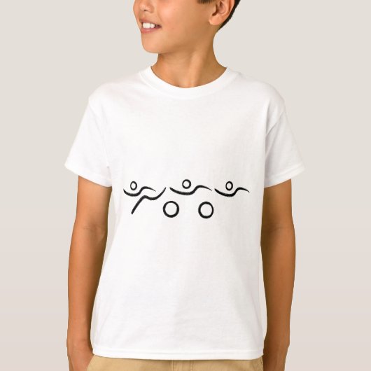 T-shirt Triathlon cool et design unique (Devant)