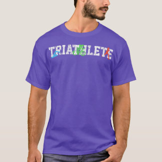 T-shirt Triathlon Courir Natation Vélo 2