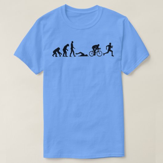 T-shirt Triathlon de l'évolution (Design devant)