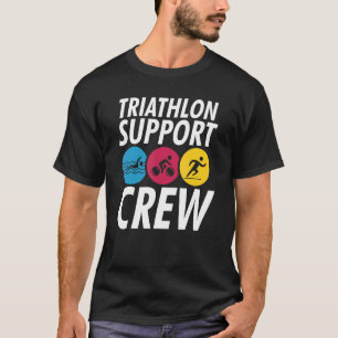 T-shirt Triathlon de soutien à l'équipe de triathlon