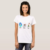 T-shirt Triathlon drôle (Devant entier)
