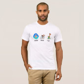 T-shirt Triathlon drôle (Devant entier)