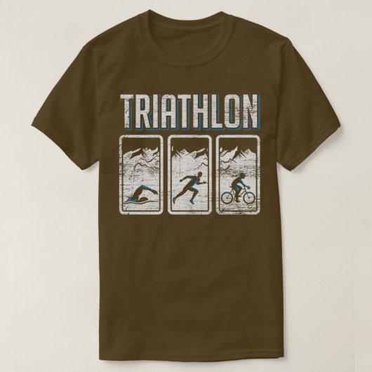 T-shirt Triathlon hobby 1 (Design devant)