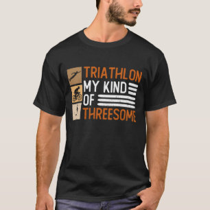 T-shirt Triathlon Mon Genre De Trois - Triathlon