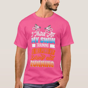 T-shirt Triathlon Motif pour Triathlètes 22