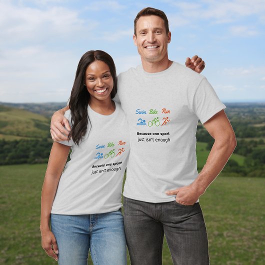 T-shirt Triathlon nage vélo course sport soumission