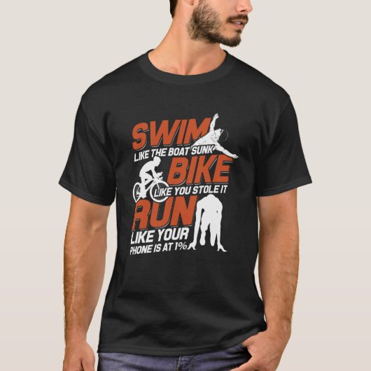 T-shirt Triathlon pour Triathlètes Suit Duathlon R (Devant)