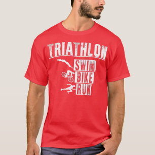 T-shirt Triathlon Swim Bike Run Triathlète 14 2