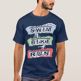 T-shirt Triathlon Swim Bike Run Triathlète 59