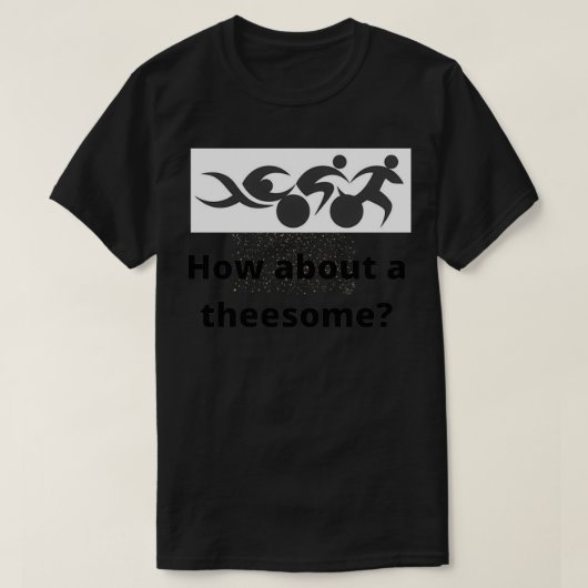 T-shirt Triathlon Théesome (Design devant)