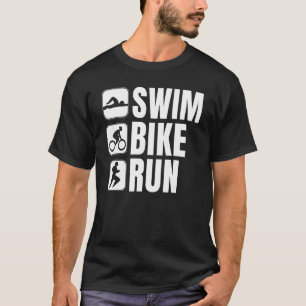 T-shirt Triathlon Tri Triathlètes Athlètes Courir Fitness