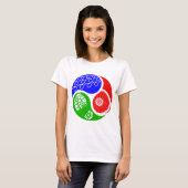 T-shirt Triathlon TRI Yin Yang (Devant entier)