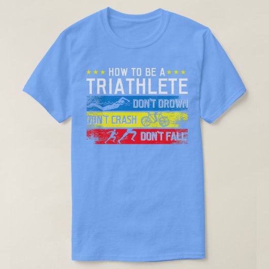 T-shirt Triathlon Triathlon Sports (Design devant)
