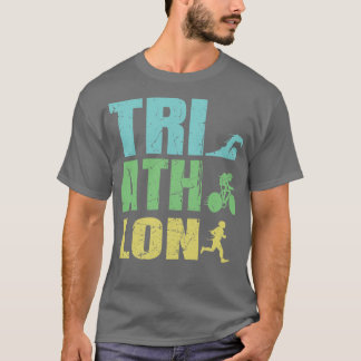 T-shirt Triathlon Triathlon Traithlete Tri Cadeaux