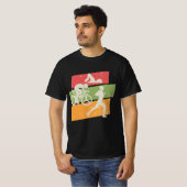 T-shirt Triathlon vintage rétro (Devant entier)