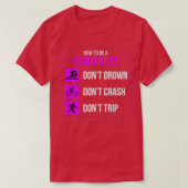 T-shirt Triathlte Funny (Design devant)