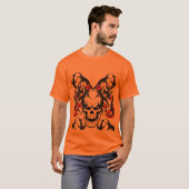 T-Shirt Tribal avec crâne (Devant entier)