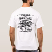 T-shirt tribal de drapeau d'Amerika Samoa (Dos)