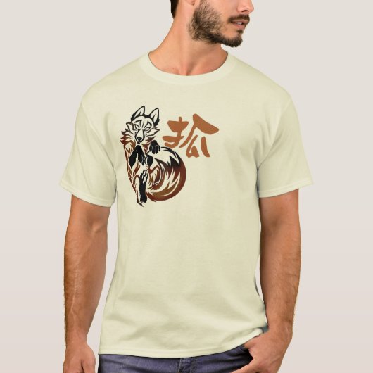 T-shirt tribal de tatouage de Fox (Devant)