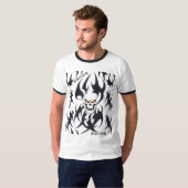 T-Shirt Tribal deux mondes (Devant entier)