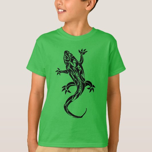 T-shirt Tribal Gecko Kids (Devant)