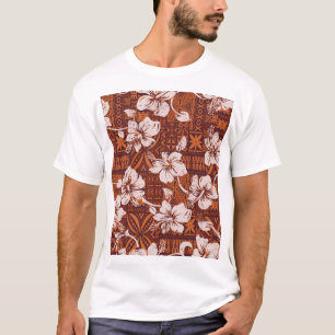 T-shirt Tribal Hawaiian : fonds d'écran de fleurs Hibiscus