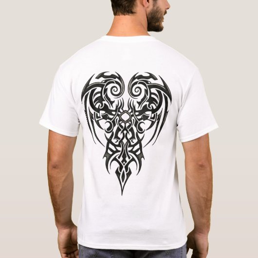 T-shirt Tribal Heart Shield (Dos)