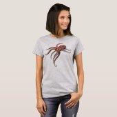T-SHIRT TRIBAL POLYNÉSIEN OCTOPUS (Devant entier)