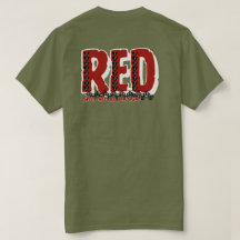 T-Shirt Tribal Rouge - Honorer Nos Déployés