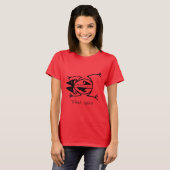 T-shirt Tribal Spirit slogan L'art animal de la grenouille (Devant entier)