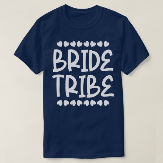T-shirt Tribe de mariée (Design devant)