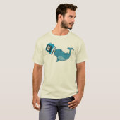 T-shirt Tribe moderne Narwhal (Devant entier)