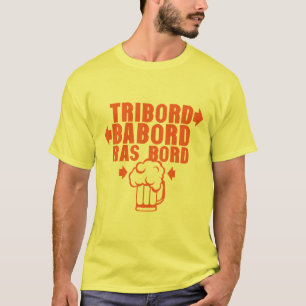 T-shirt tribord babord ras bord biere alcool humour