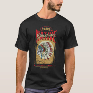 T-shirt Tribu de guerriers amérindiens Kahnawake Pro