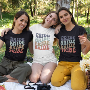 T-shirt Tribu de la Mariée Rétro
