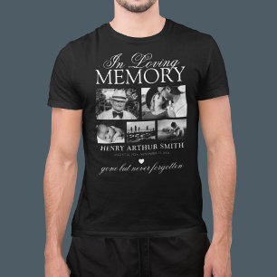 T-shirt Tribute Photo en Mémoire Affectueuse