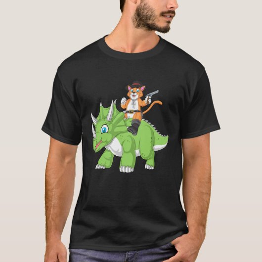 T-shirt triceratops (Devant)