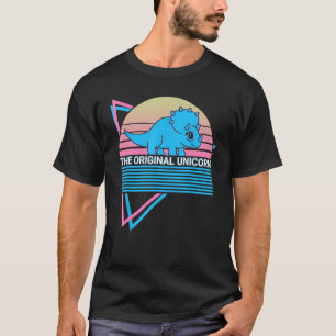 T-shirt Tricératops Dinosaur Papa Retro Tricera Pops