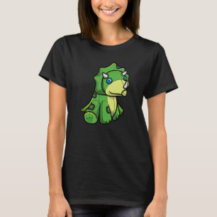 T-shirt Tricératops Dinosaure en Peluche pour Enfants