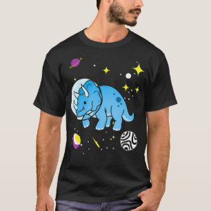 T-shirt Tricératops Non binaires Dans L'Espace Pride Non b