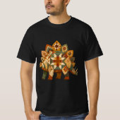 T-shirt Triceratops patchwork (Devant)